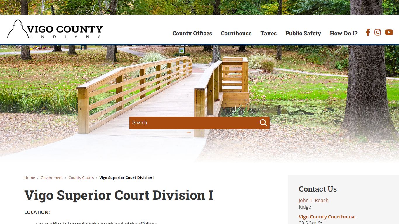 Vigo Superior Court Division I - Vigo County, Indiana